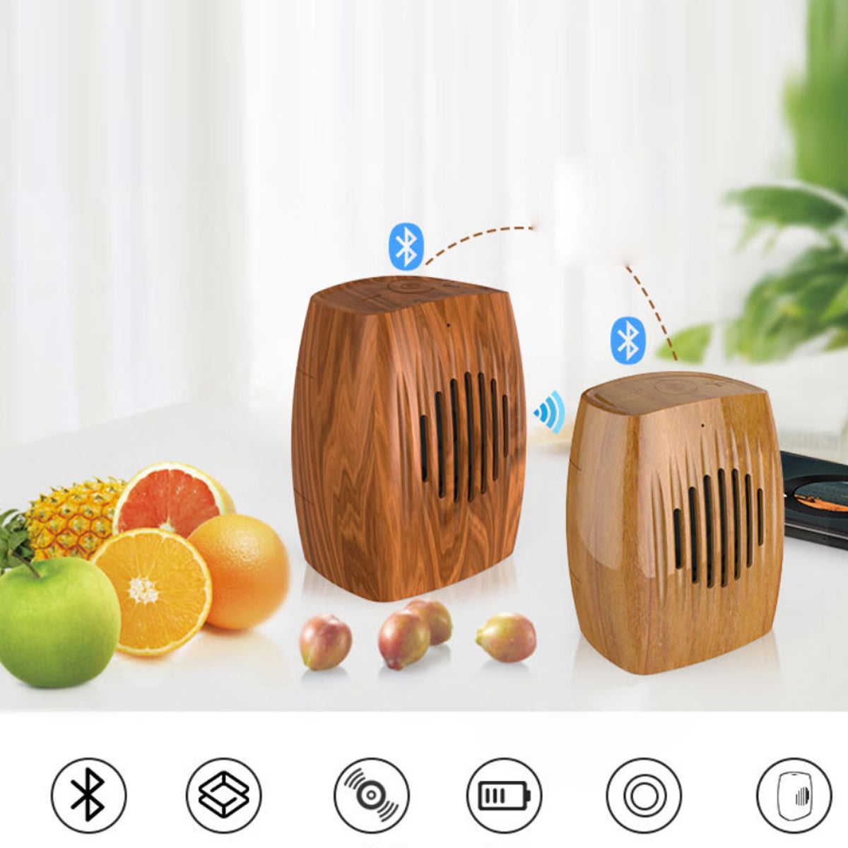 Wood Look Retro Bluetooth Speaker | TechTonic® - Stringspeed