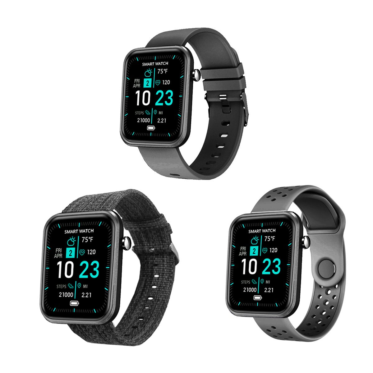 Advanced Smartwatch & 3 Bands | TechTonic® - Stringspeed