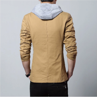Street Style Hooded Blazer | BespokeBrothers® - Stringspeed