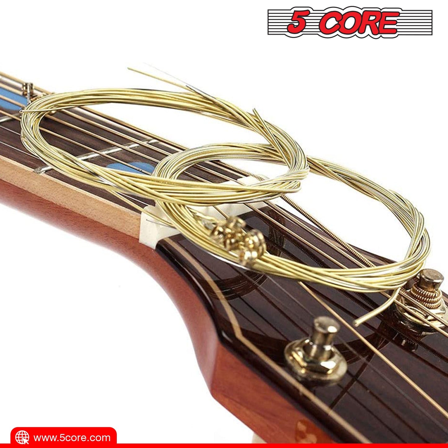 0.010-0.047 Steel Gauge Heavy Duty Guitar Strings | EastTone® - Stringspeed