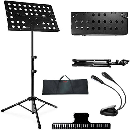 Heavy Duty Portable Foldable Music Stand | EastTone® - Stringspeed