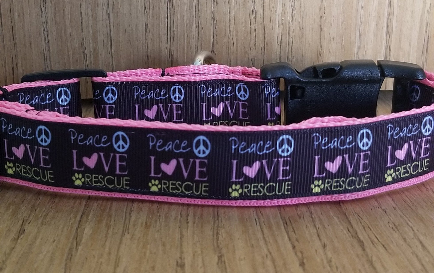 Peace Love and Rescue Collar | PetPals® - Stringspeed