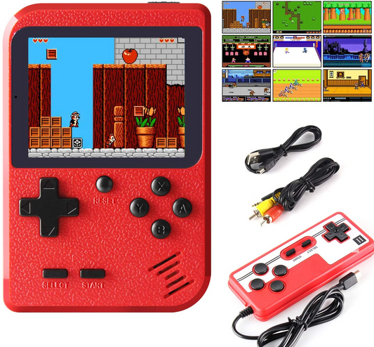 Portable Game Pad With 400 Games Included + Additional Player | TechTonic® - Stringspeed
