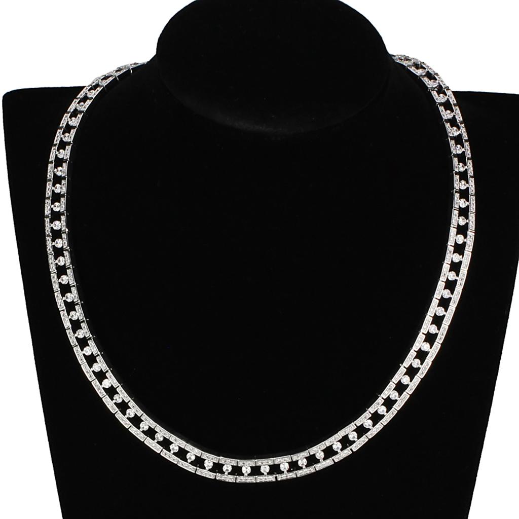 Classic Rhodium Brass Jewelry Sets with AAA Grade CZ | CozyCouture® - Stringspeed