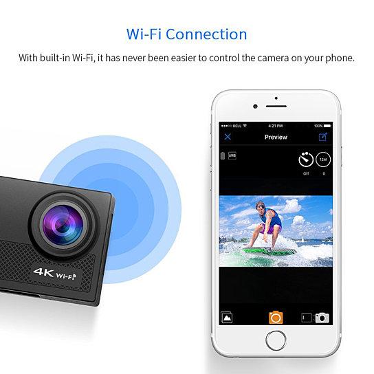 4K Waterproof WiFi Camera & Accessories | TechTonic® - Stringspeed