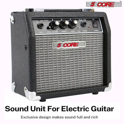 Electric Guitar Amplifier 10 Watt Amp Built in Speaker | EastTone® - Stringspeed