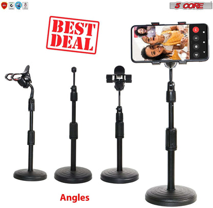 Angle Adjustable Phone Holder for Desk | TechTonic® - Stringspeed