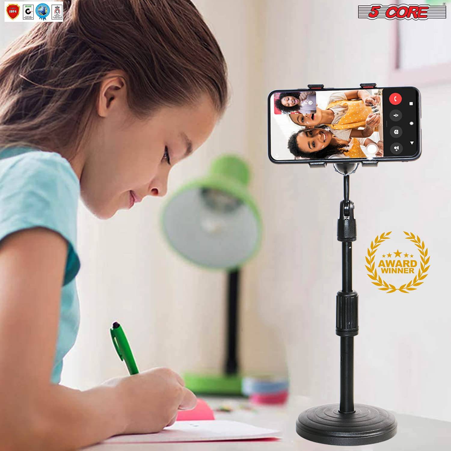 Angle Adjustable Phone Holder for Desk | TechTonic® - Stringspeed