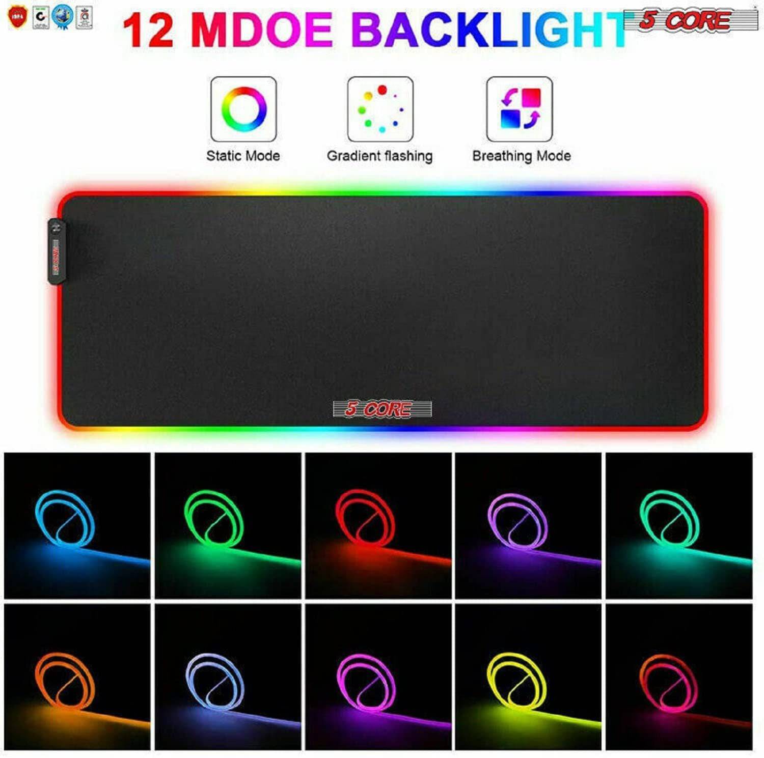 12 Light Modes RGB Mouse Pad | TechTonic® - Stringspeed