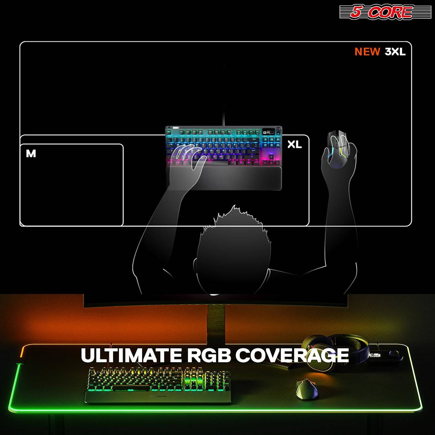 High-Performance Gaming Mouse Pad RGB | TechTonic® - Stringspeed