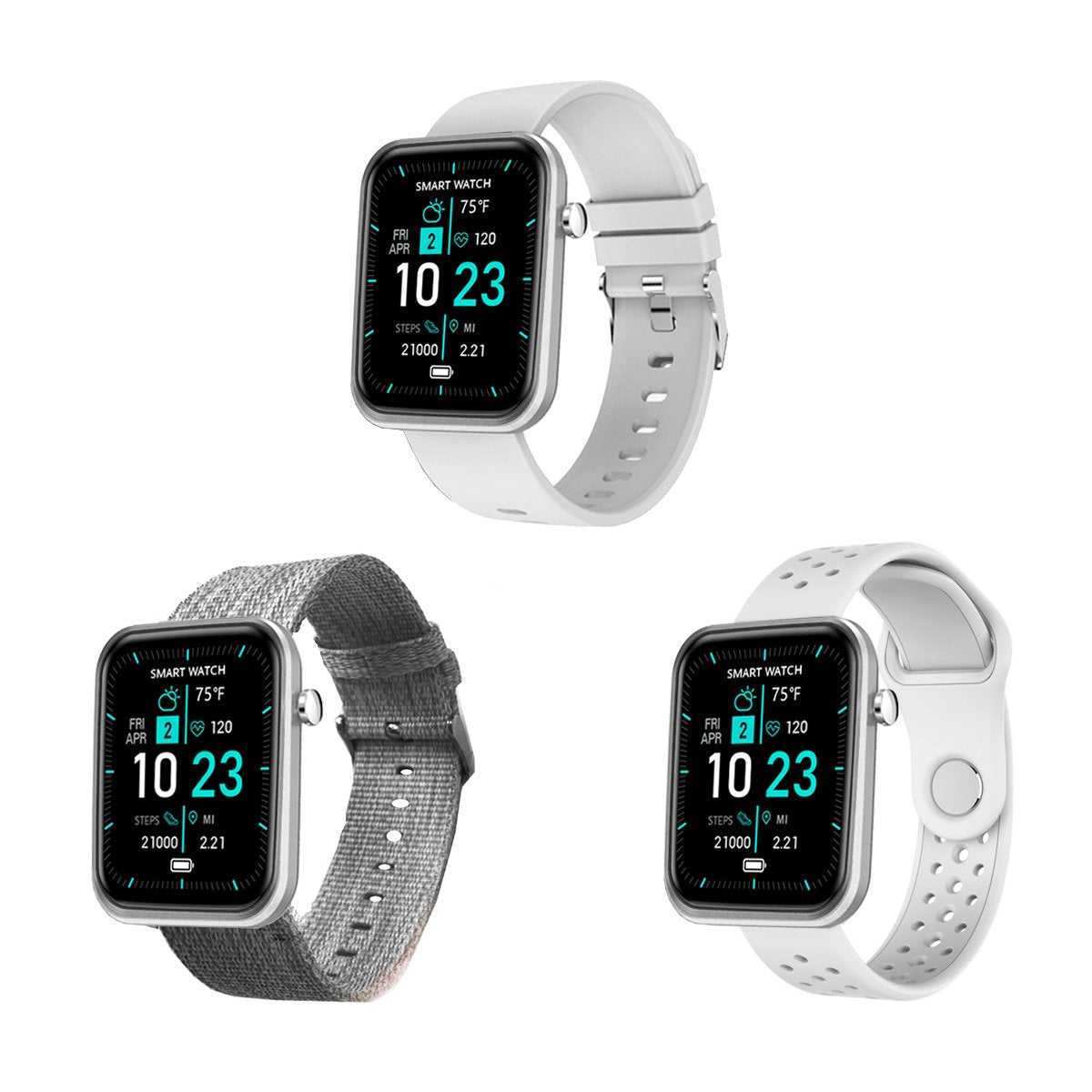 Advanced Smartwatch & 3 Bands | TechTonic® - Stringspeed