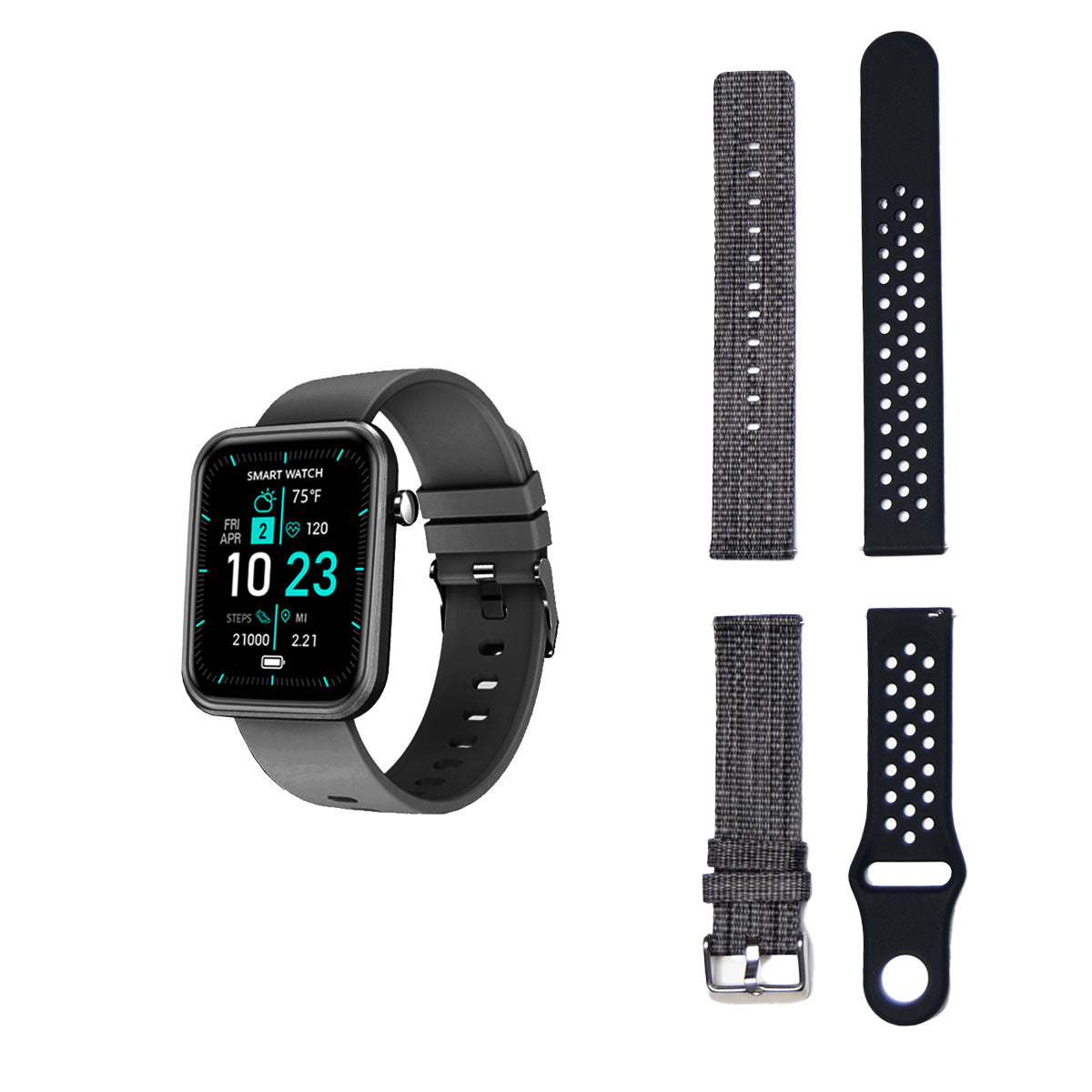 Advanced Smartwatch & 3 Bands | TechTonic® - Stringspeed