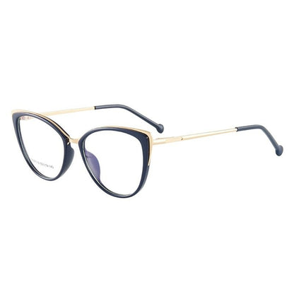 Cat Eye Anti-blue Light Flat Lens Glasses | CozyCouture® - Stringspeed