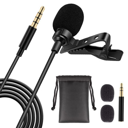 Professional Grade Lavalier Microphone Clip On | EastTone® - Stringspeed