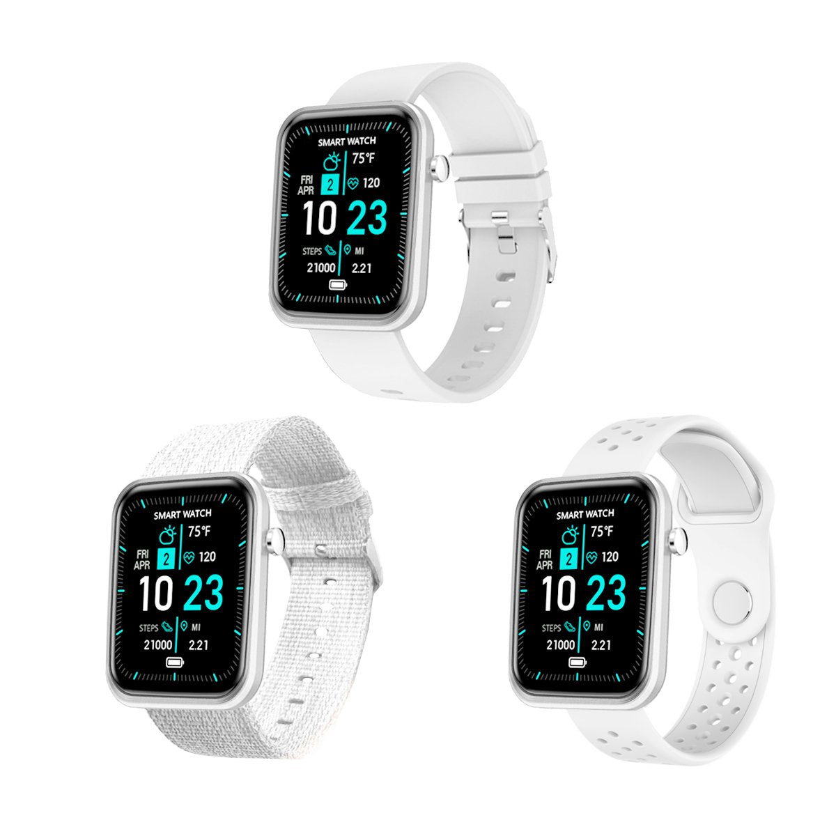 Advanced Smartwatch & 3 Bands | TechTonic® - Stringspeed