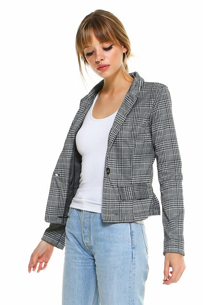 On Point Plaid Blazer | CozyCouture® - Stringspeed