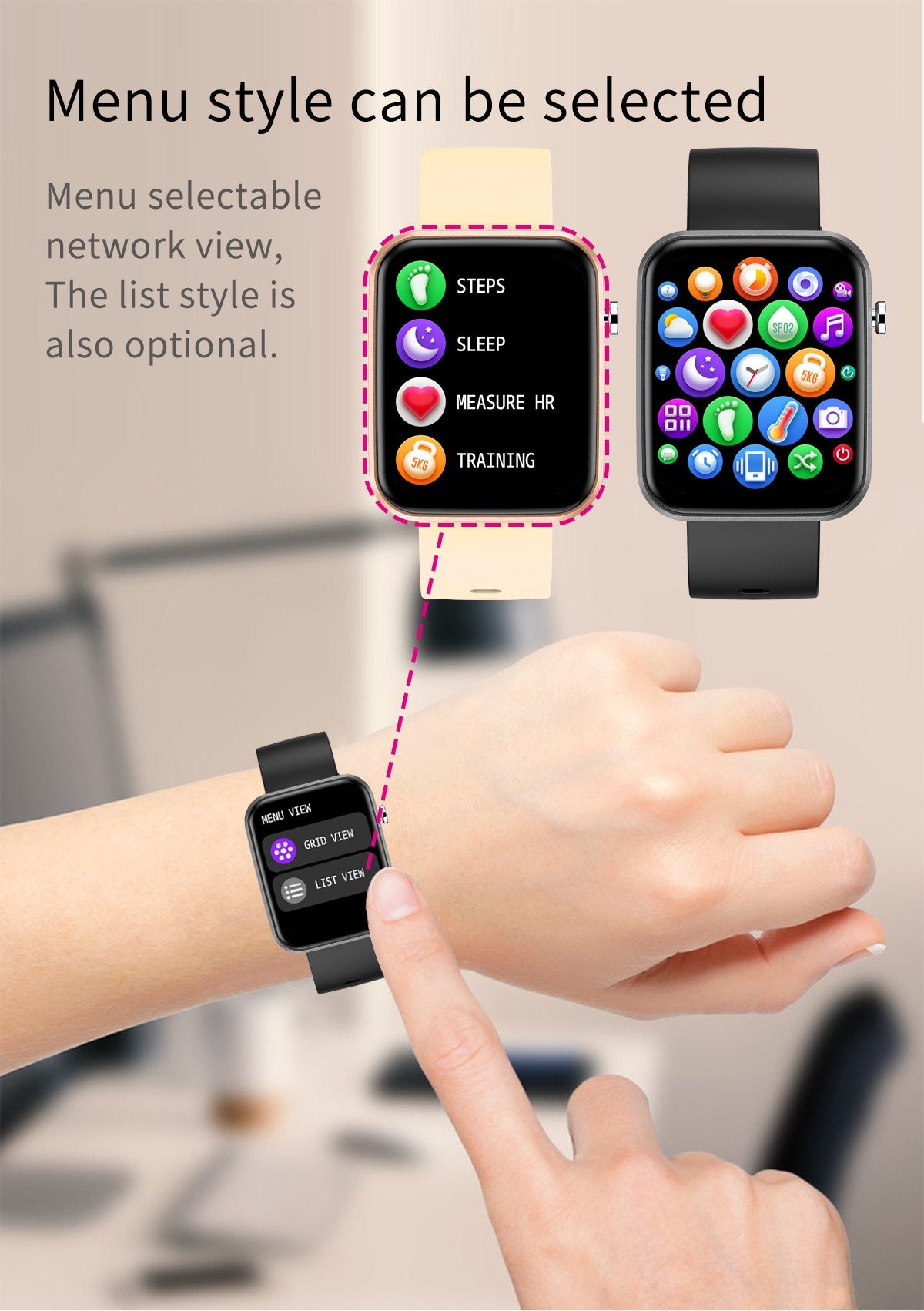 Advanced Smartwatch & 3 Bands | TechTonic® - Stringspeed