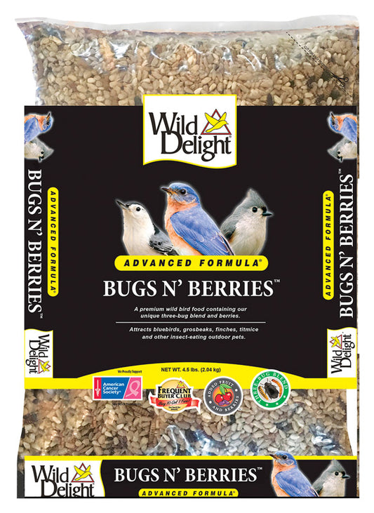 Wild Delight Bugs N Berries Assorted Species Wild Bird Food | PetPals® - Stringspeed