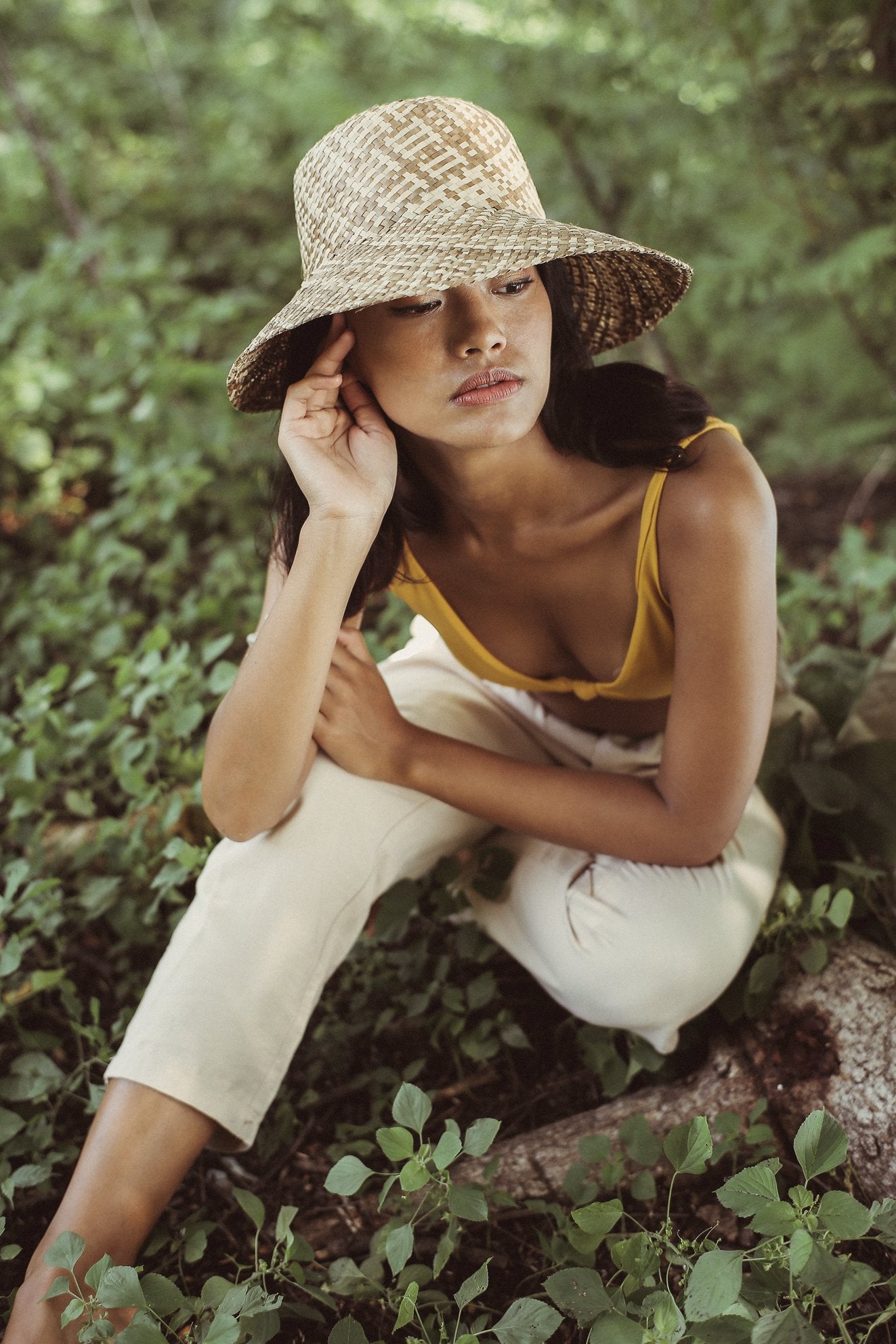 Borneo Fisherman Bucket Straw Hat | CozyCouture® - Stringspeed