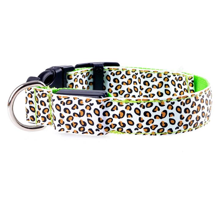 Leopard Print LED Dog Collar | PetPals® - Stringspeed