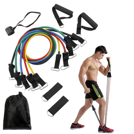 11 Pieces Resistance Exercise Bands Set | ERGOHeal® - Stringspeed