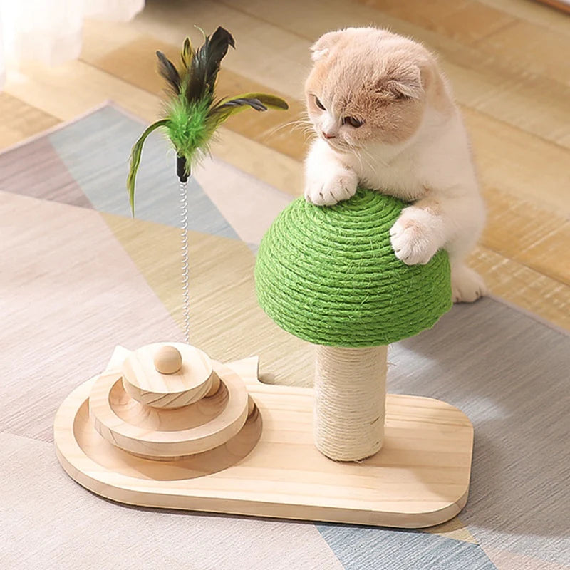 Pet Tree Scratching Post with Toy | PetPals® - Stringspeed