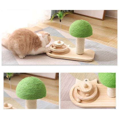 Pet Tree Scratching Post with Toy | PetPals® - Stringspeed