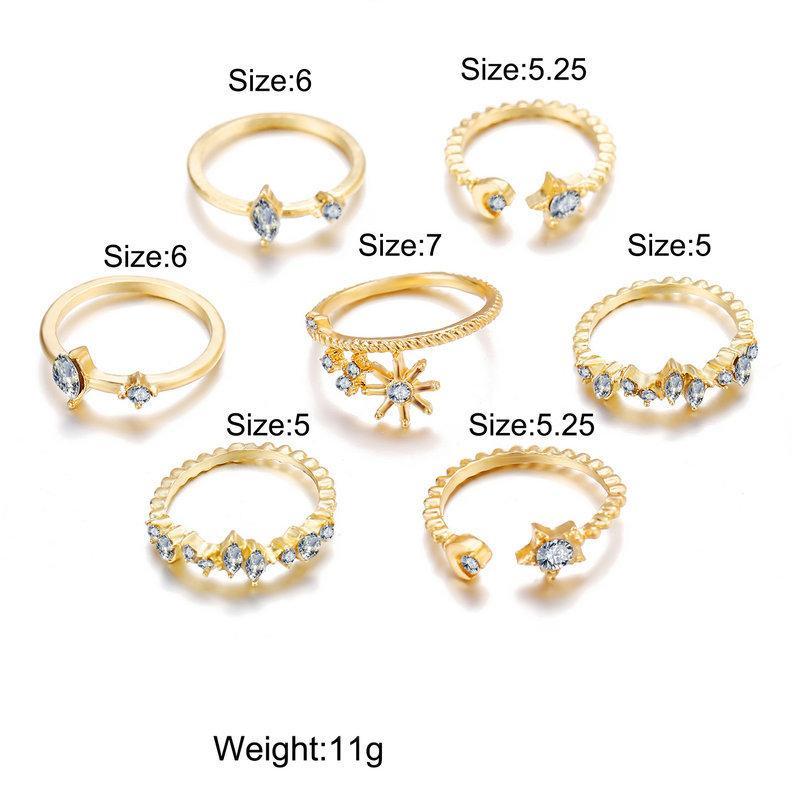 Stars Ring Set | CozyCouture® - Stringspeed