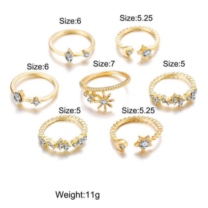 Stars Ring Set | CozyCouture® - Stringspeed