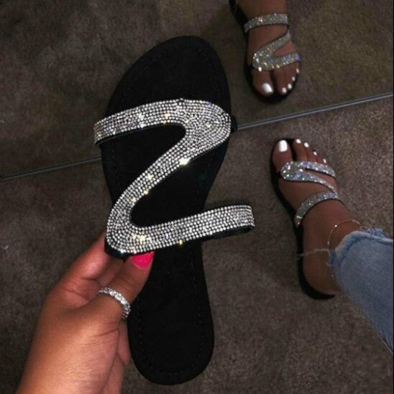 Bling Bling Female Slipper Slides | CozyCouture® - Stringspeed