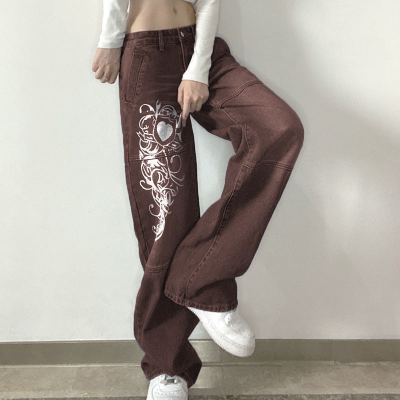 Low Waist jeans Oversize Wide Leg Baggy Pants | CozyCouture® - Stringspeed