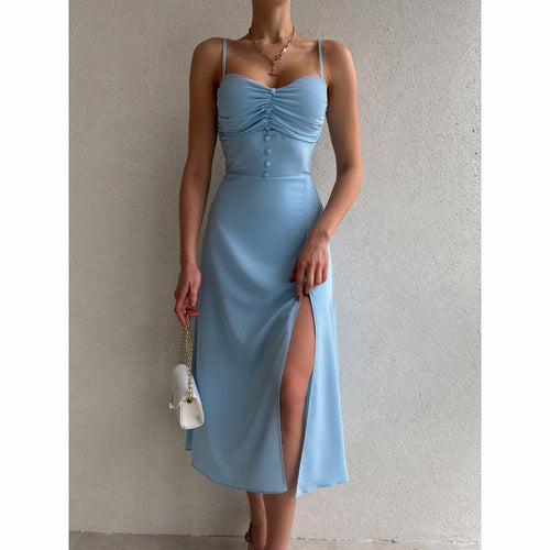 Summer Maxi Dress with Straps | CozyCouture® - Stringspeed
