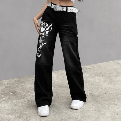 Low Waist jeans Oversize Wide Leg Baggy Pants | CozyCouture® - Stringspeed