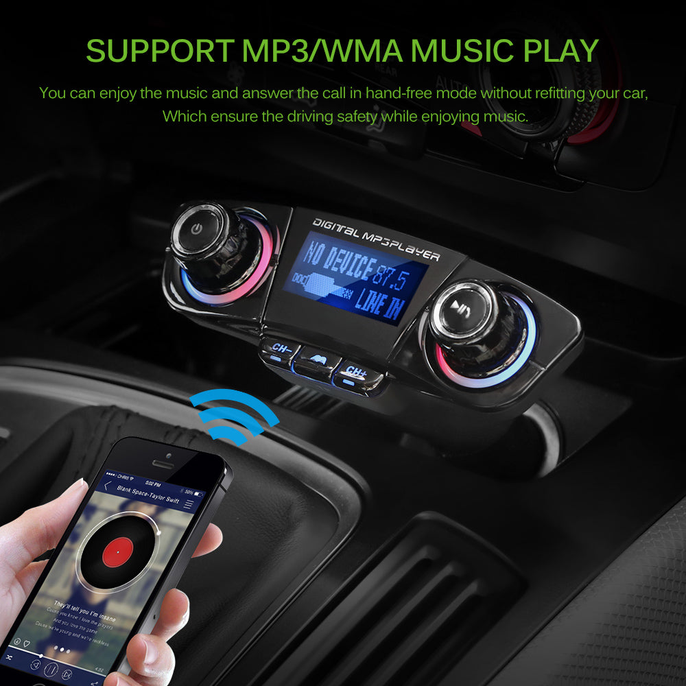 FM transmitter MP3 Player Audio Receiver | TechTonic® - Stringspeed