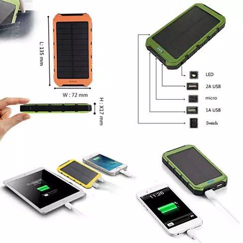 Roaming Solar Power Bank Phone or Tablet Charger - Stringspeed