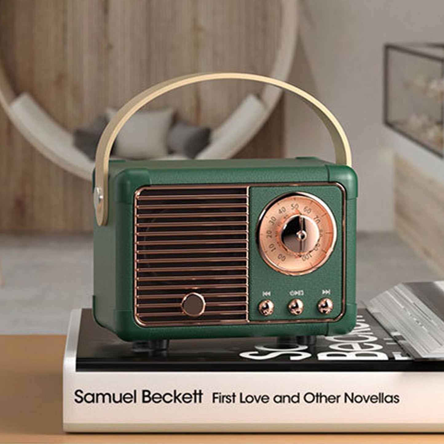 Bluetooth Compact Retro Speakers with Radio - Stringspeed