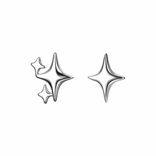 Asymmetrical Star Stud Earrings | CozyCouture® - Stringspeed