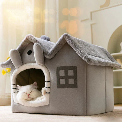 Removable Roof Plush Pet House | PetPals® - Stringspeed