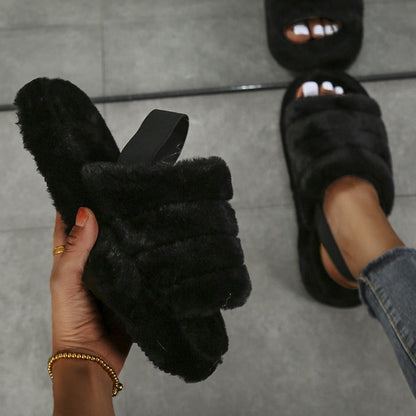 Plush Slides | CozyCouture® - Stringspeed