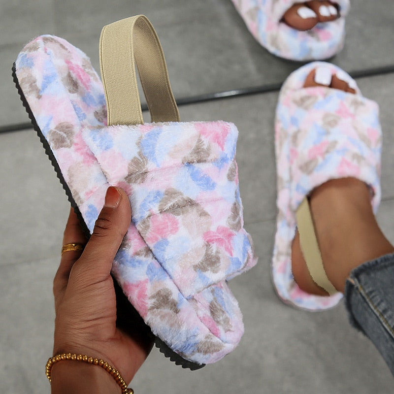 Plush Slides | CozyCouture® - Stringspeed