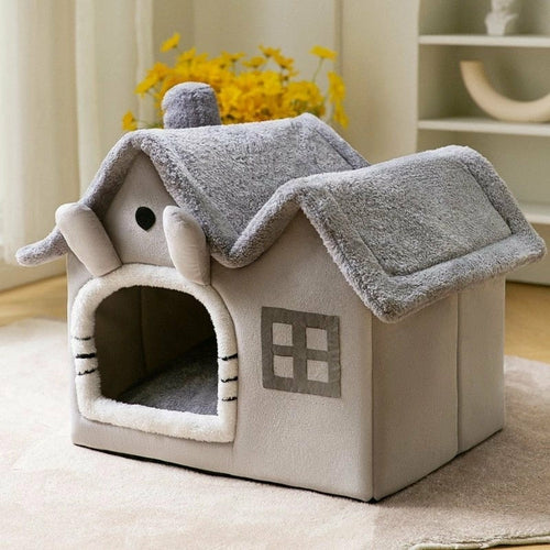 Removable Roof Plush Pet House | PetPals® - Stringspeed