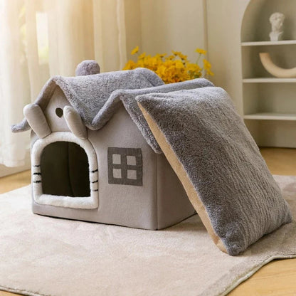 Removable Roof Plush Pet House | PetPals® - Stringspeed
