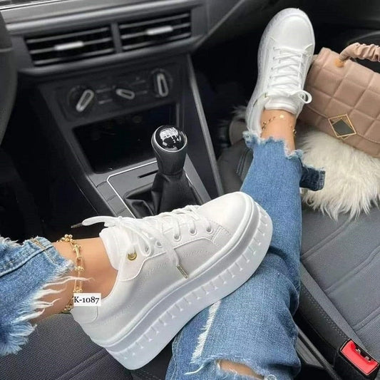 Casual Platform Sneakers | CozyCouture® - Stringspeed