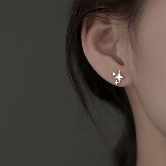 Asymmetrical Star Stud Earrings | CozyCouture® - Stringspeed