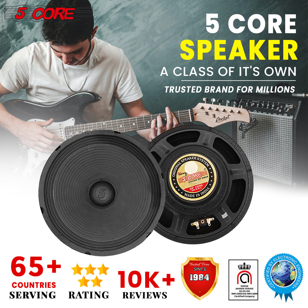 10 inch Guitar Speaker • 60W RMS 8 Ohm 13Oz Magnet | EastTone® - Stringspeed