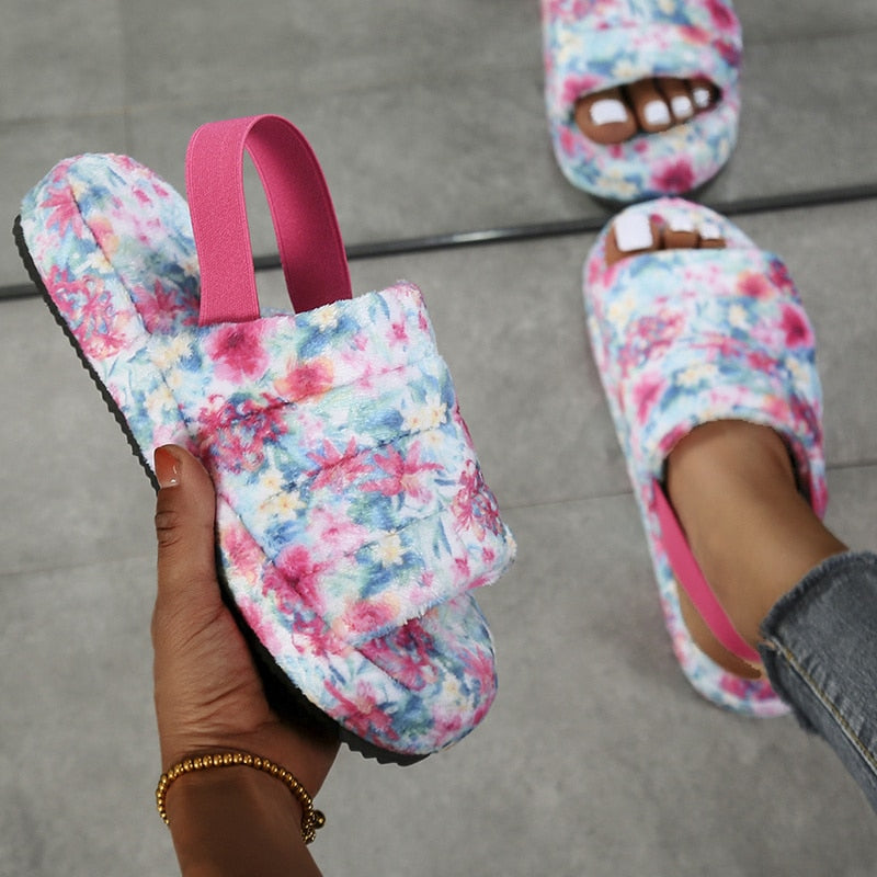 Plush Slides | CozyCouture® - Stringspeed