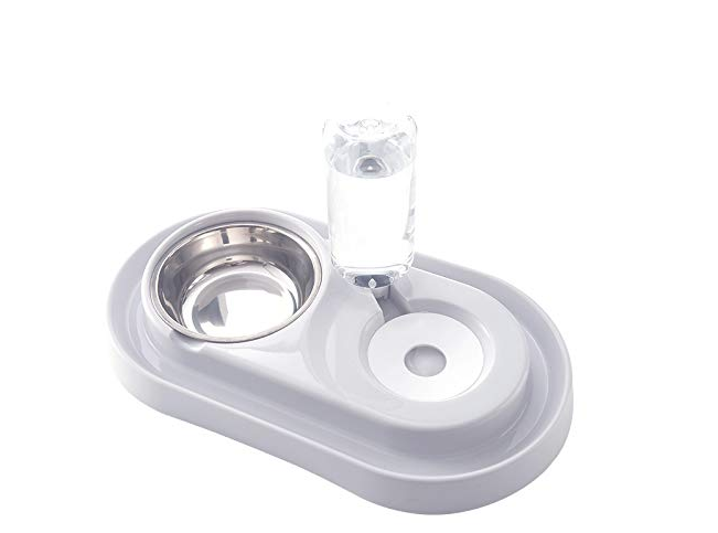 Stainless Steel Pet Bowls with Automatic Water Bottle | PetPals® - Stringspeed