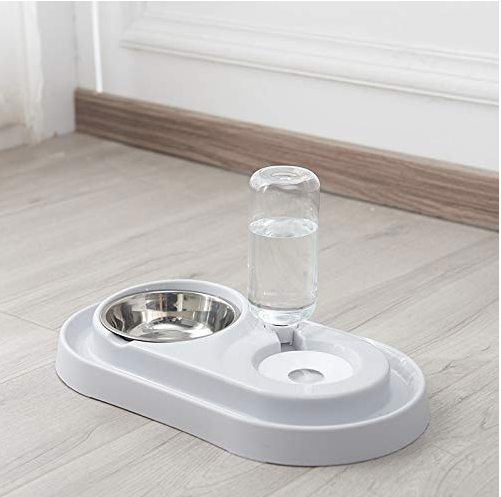 Stainless Steel Pet Bowls with Automatic Water Bottle | PetPals® - Stringspeed