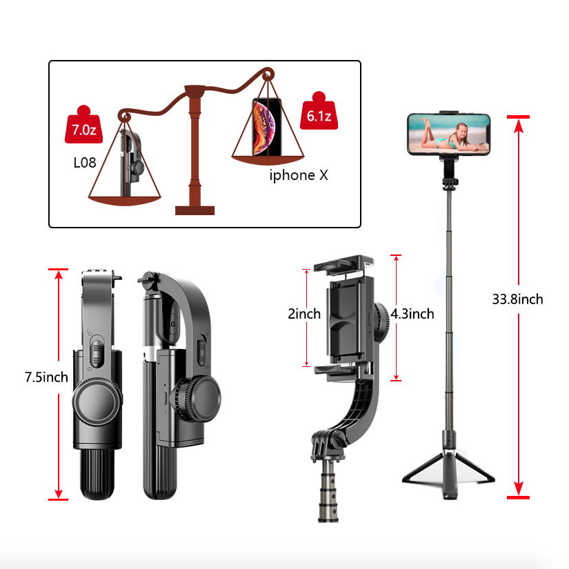 Mobile Selfie Stick Tripod Stabilizer | TechTonic® - Stringspeed