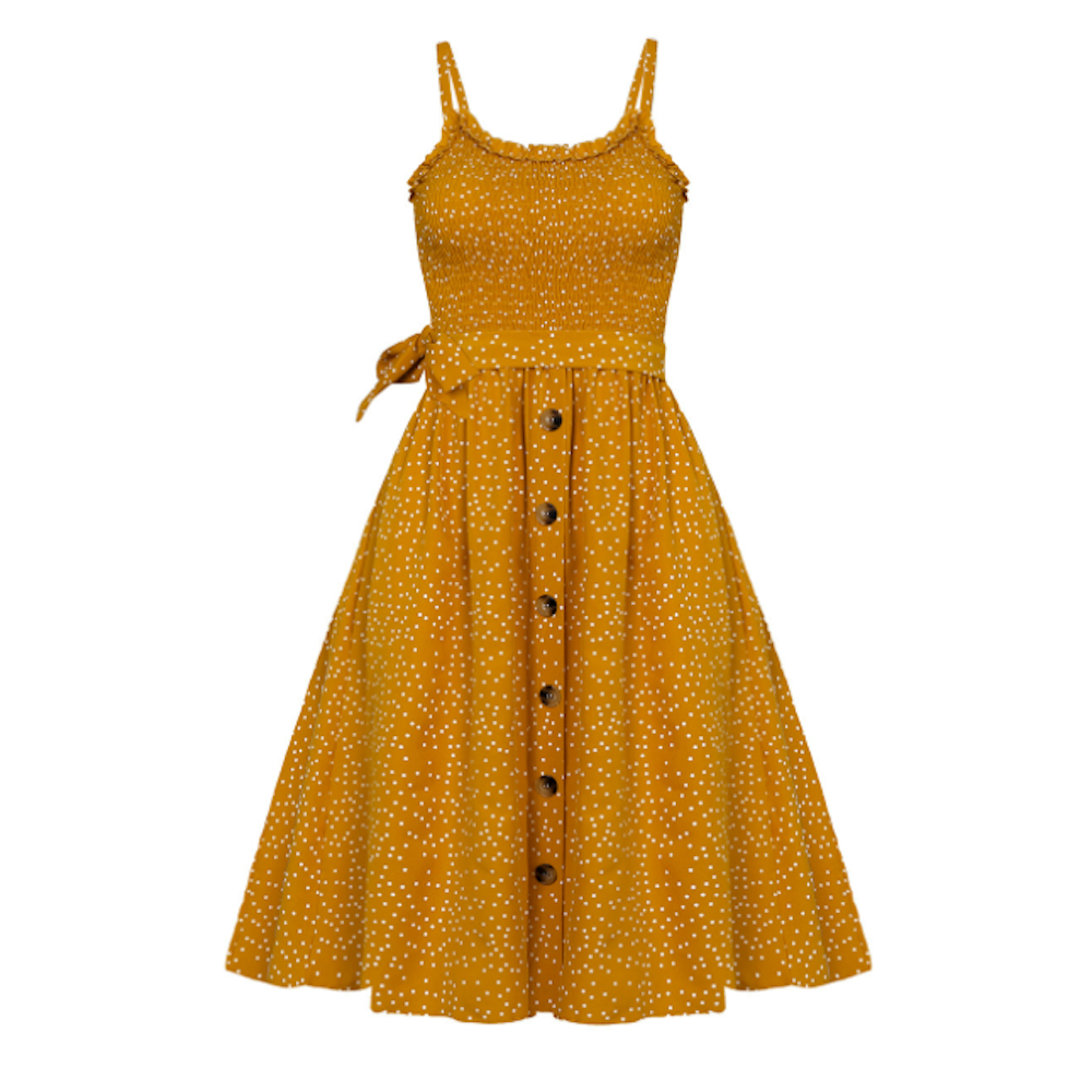 Polka Dot Maxi Dress | CozyCouture® - Stringspeed